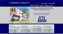 Desktop Screenshot of lgloomarlaw.com